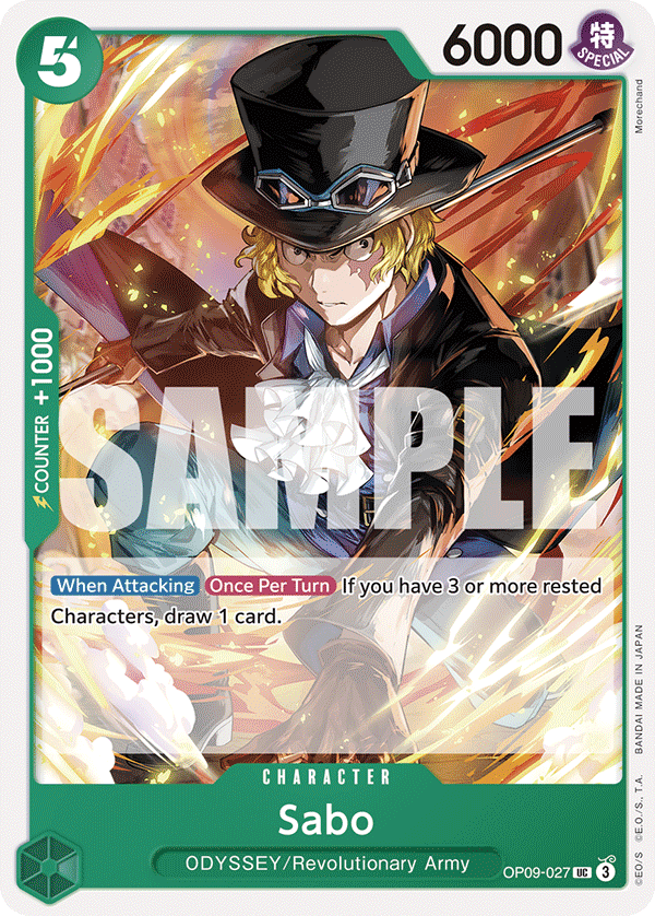 Sabo (027) OP09-027 - Uncommon OP-09 Emperors in the New World
