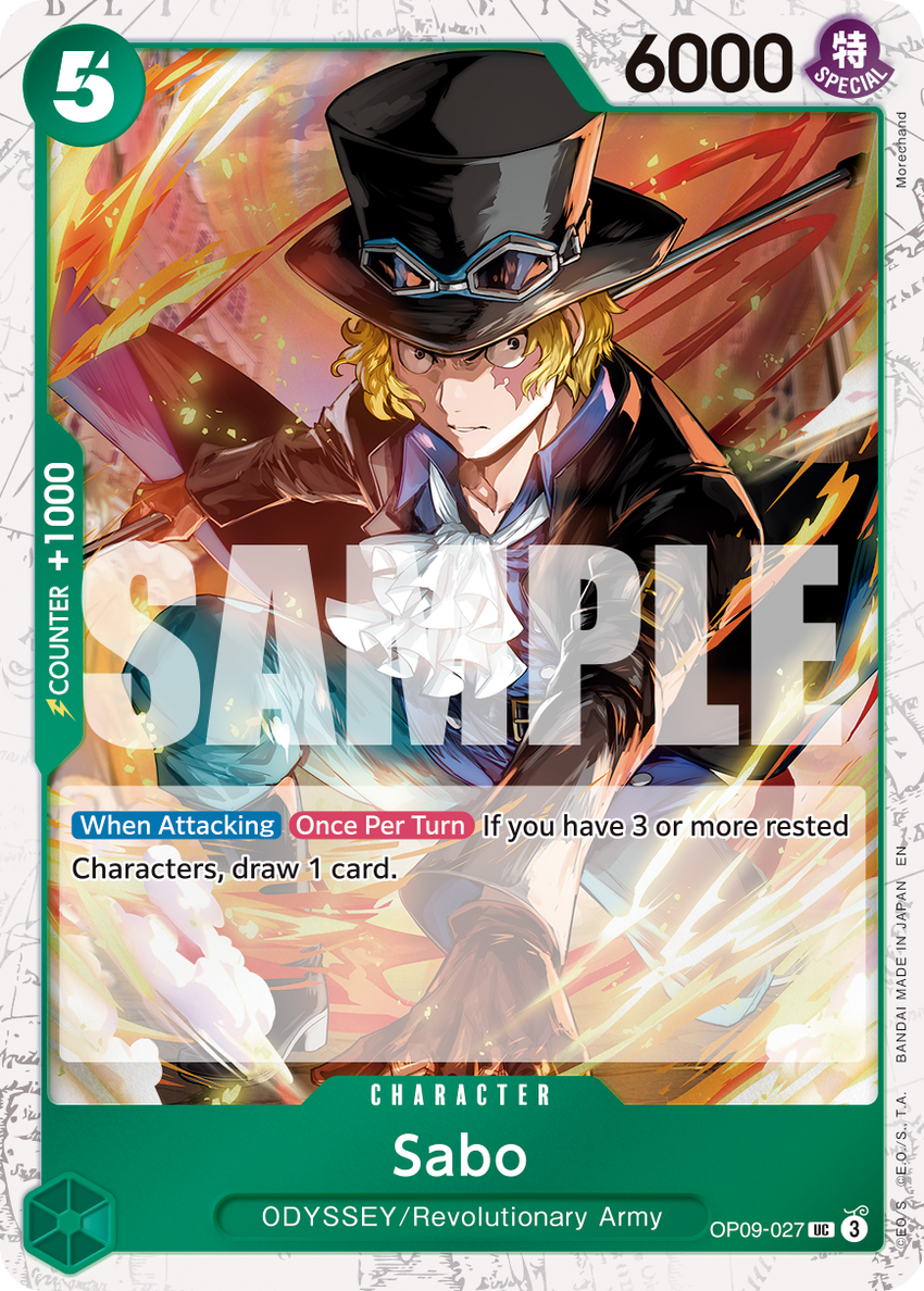 Sabo - OP09-027 OP09-027 -  [PIRATE FOIL]  [PRB-02] Premium Booster - THE BEST - VOL. 2