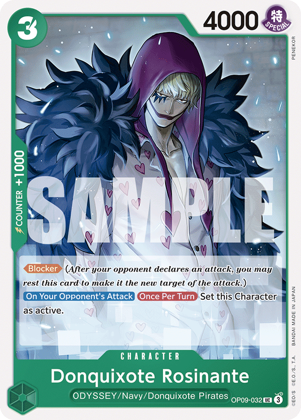 Donquixote Rosinante (032) OP09-032 - Uncommon OP-09 Emperors in the New World
