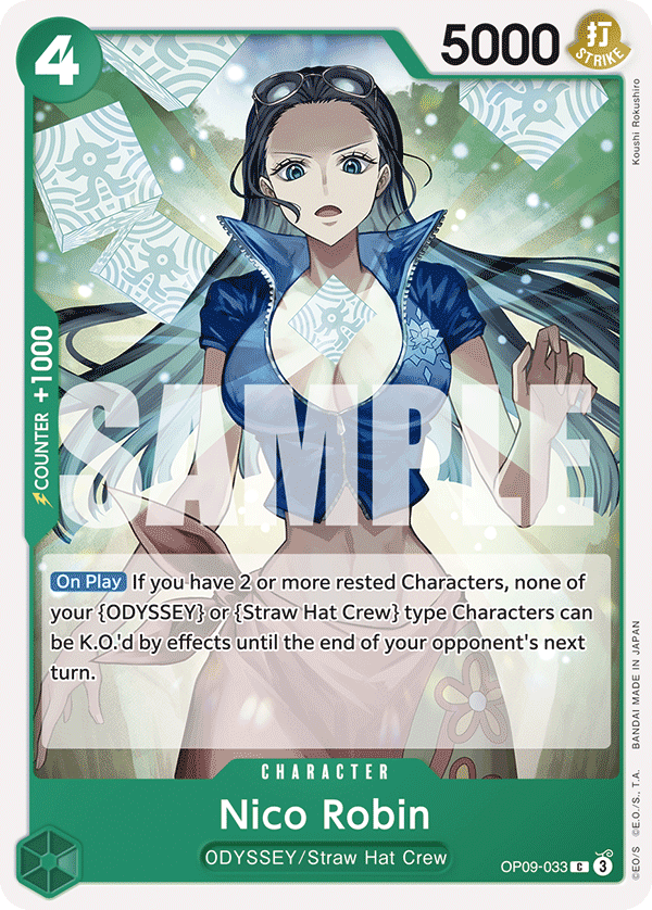 Nico Robin (033) OP09-033 - Common OP-09 Emperors in the New World