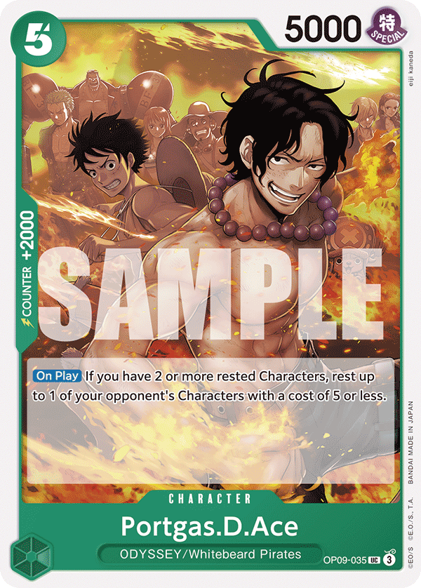 Portgas.D.Ace OP09-035 - Uncommon OP-09 Emperors in the New World