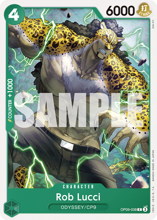 Rob Lucci (038) OP09-038 - Common OP-09 Emperors in the New World