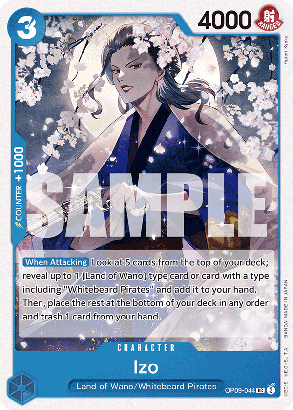 Izo OP09-044 - Uncommon OP-09 Emperors in the New World
