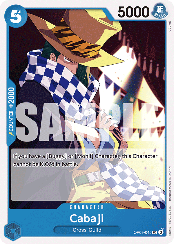 Cabaji OP09-045 - Uncommon OP-09 Emperors in the New World