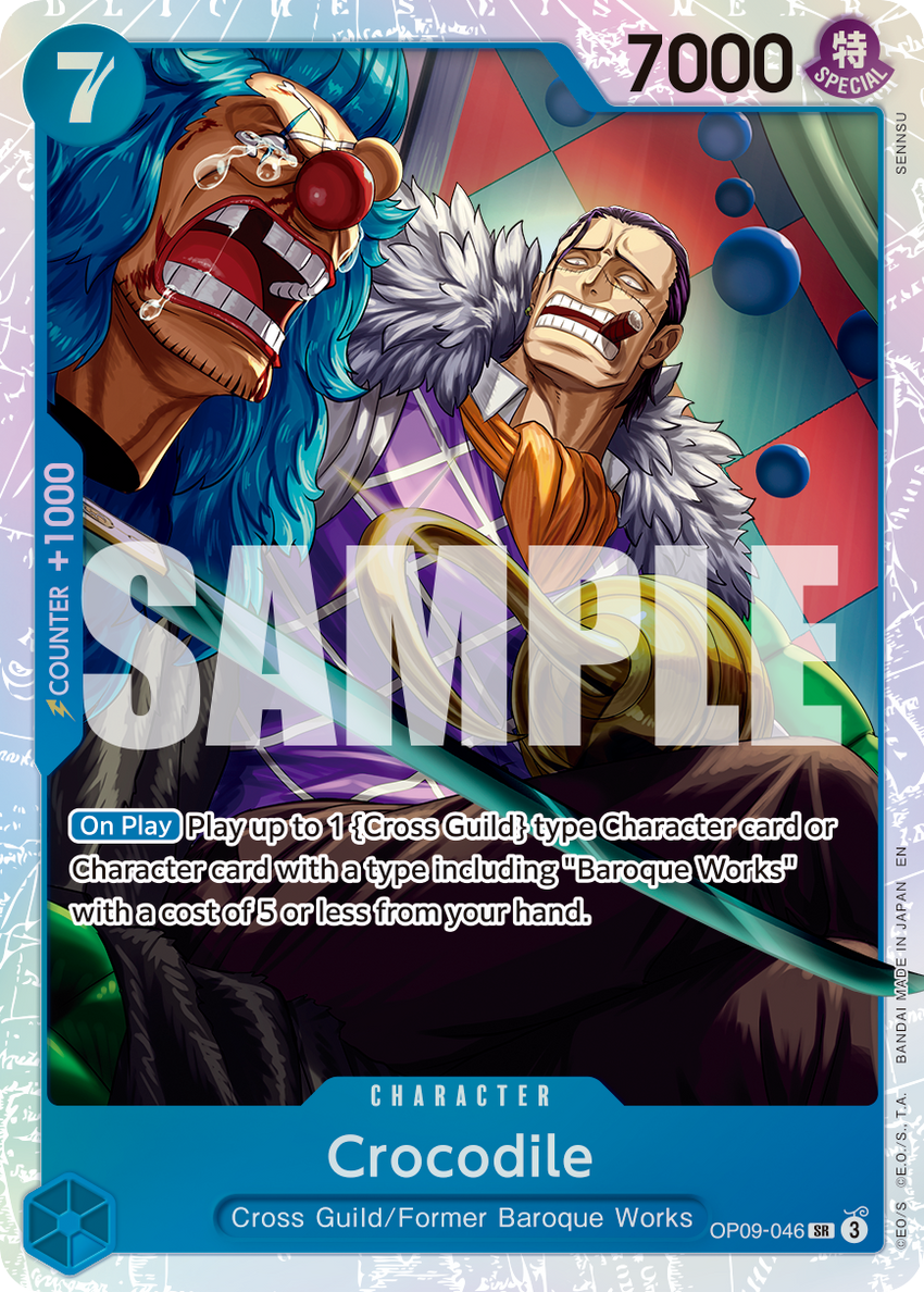 Crocodile - OP09-046 (Reprint) - Super Rare [PRB-02] Premium Booster - THE BEST - VOL. 2