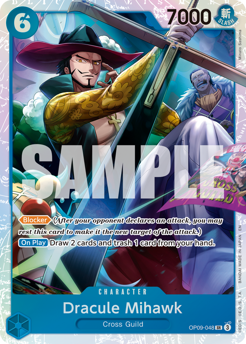 Dracule Mihawk - OP09-048 (Reprint) - Super Rare [PRB-02] Premium Booster - THE BEST - VOL. 2