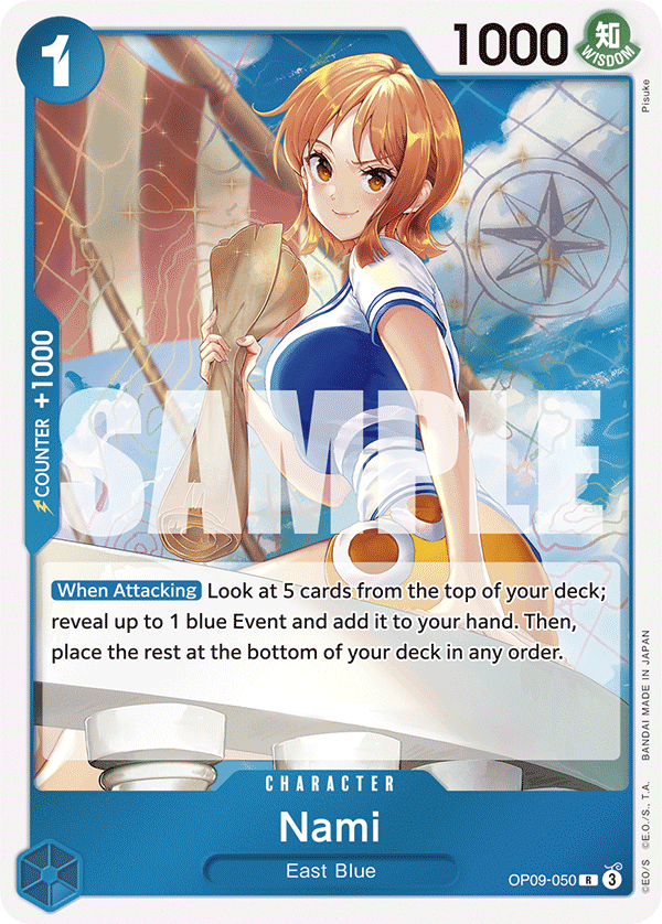 Nami (050) OP09-050 - Rare OP-09 Emperors in the New World