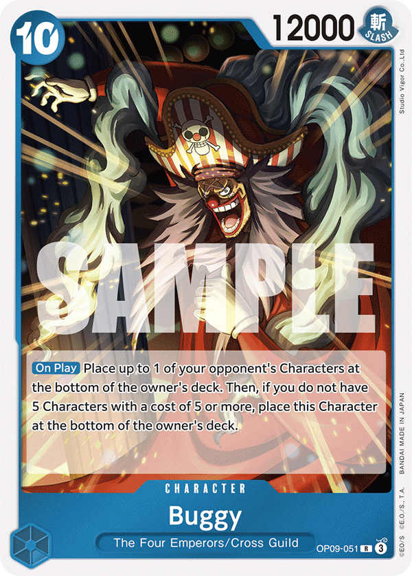 Buggy (051) OP09-051 - Rare OP-09 Emperors in the New World
