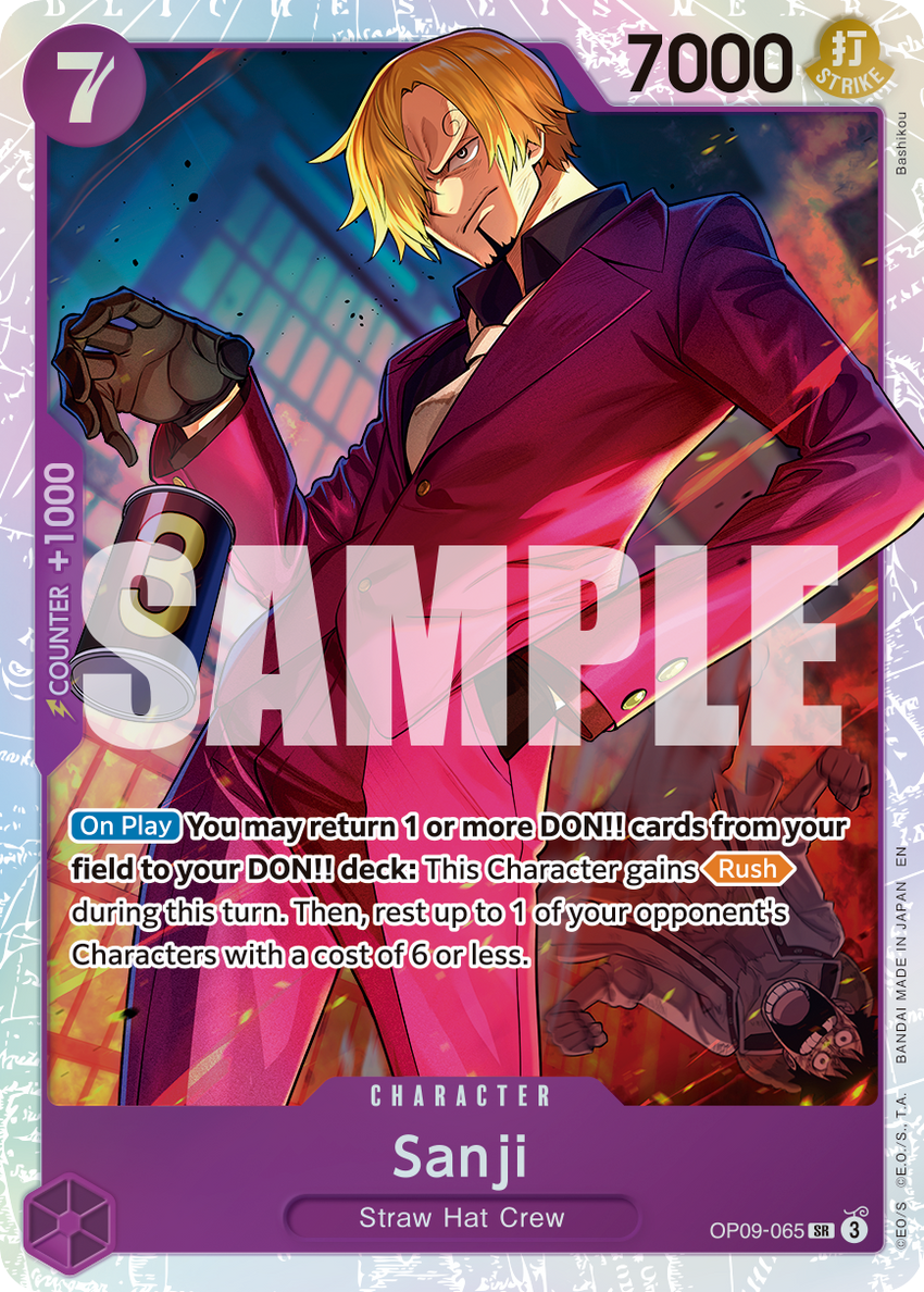 Sanji - OP09-065 (Reprint) - Super Rare [PRB-02] Premium Booster - THE BEST - VOL. 2