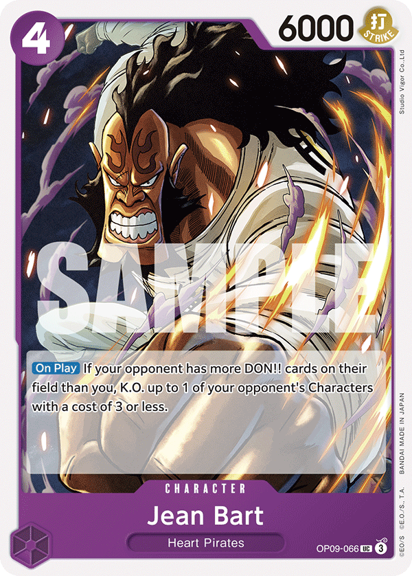Jean Bart OP09-066 - Uncommon OP-09 Emperors in the New World