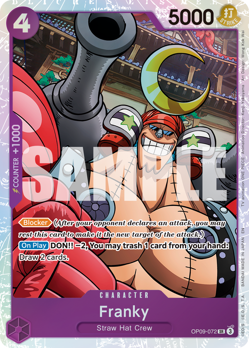 Franky - OP09-072 (Reprint) - Super Rare [PRB-02] Premium Booster - THE BEST - VOL. 2