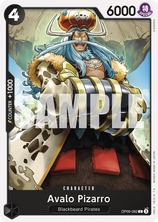 Avalo Pizarro OP09-082 - Common OP-09 Emperors in the New World