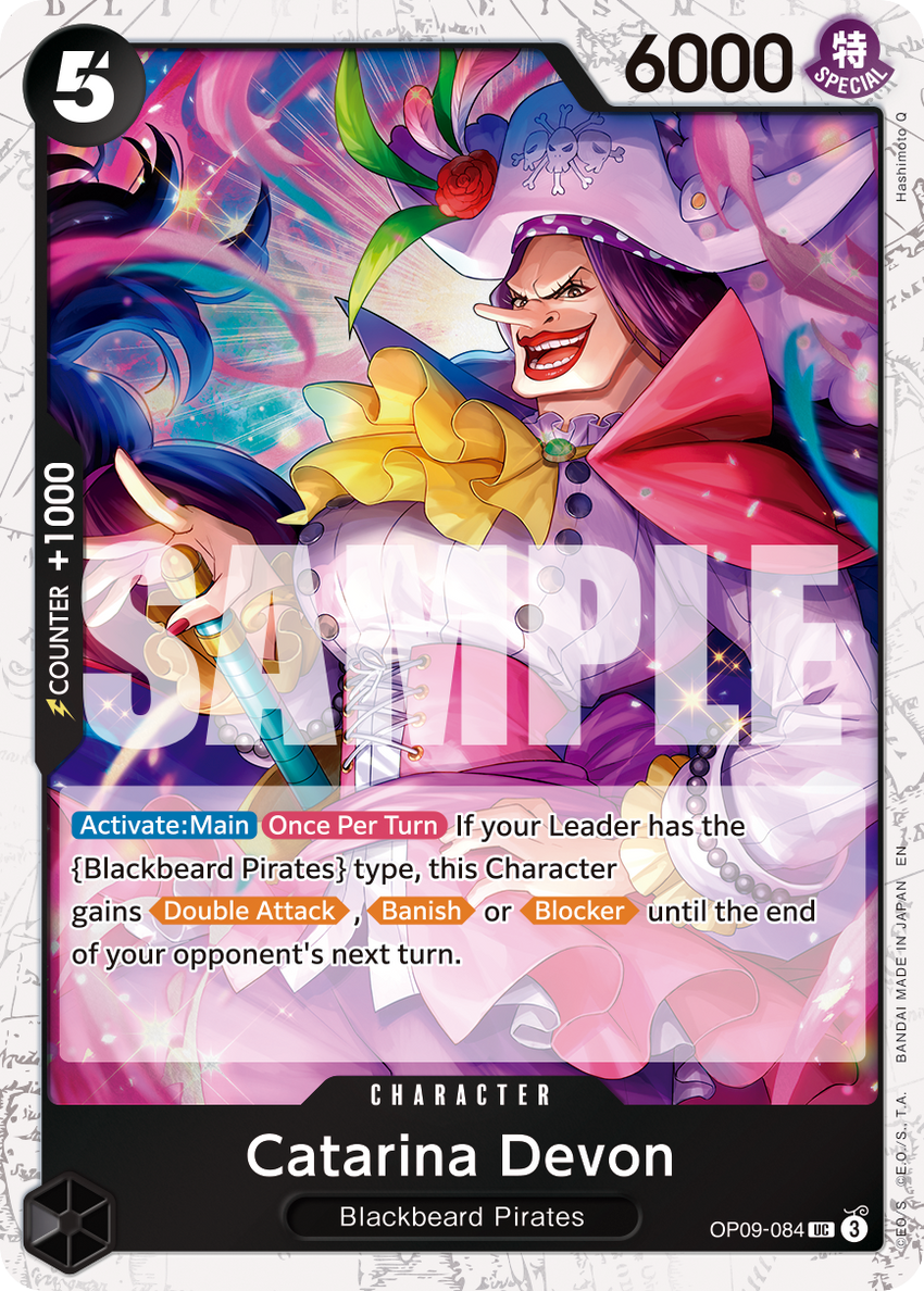 Catarina Devon OP09-084 -  [PIRATE FOIL]  [PRB-02] Premium Booster - THE BEST - VOL. 2