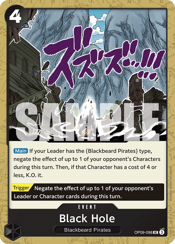 Black Hole OP09-098 - Uncommon OP-09 Emperors in the New World