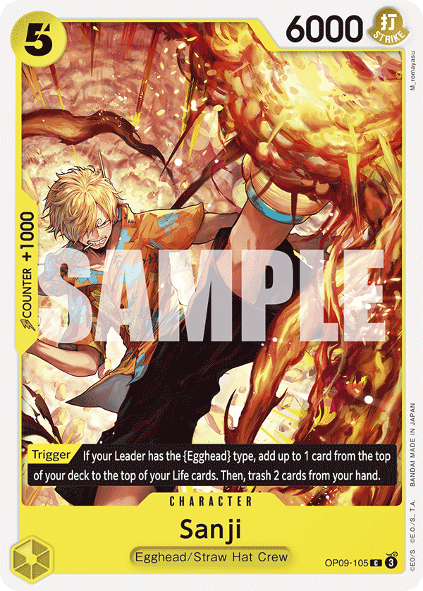 Sanji (105) OP09-105 - Common OP-09 Emperors in the New World