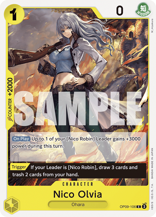 Nico Olvia OP09-106 - Common OP-09 Emperors in the New World