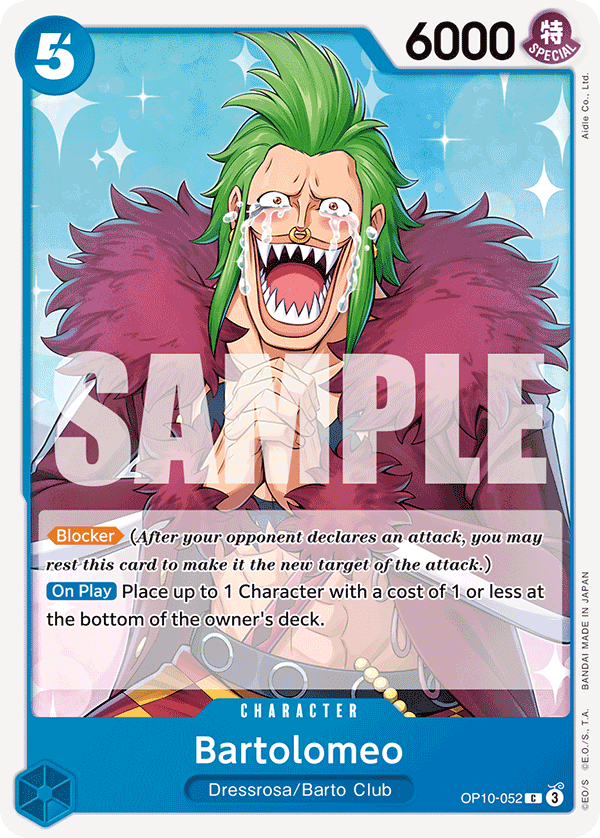 Bartolomeo OP10-052 -  Common OP-10 Royal Blood
