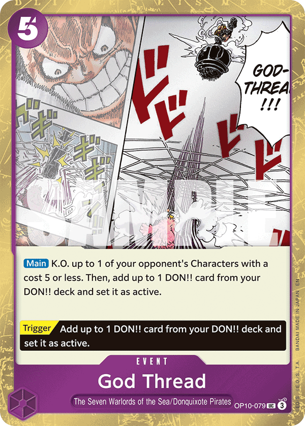 God Thread OP10-079 -  [PIRATE FOIL]  [PRB-02] Premium Booster - THE BEST - VOL. 2