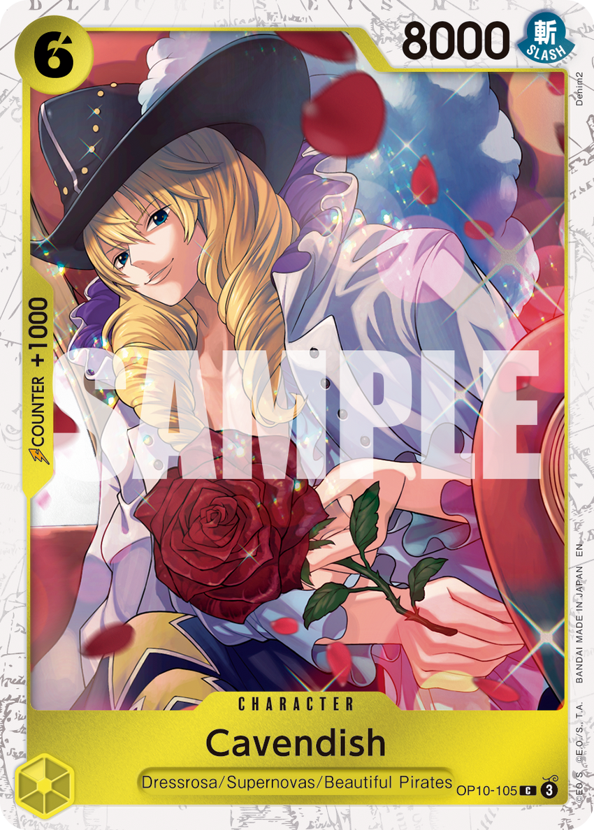 Cavendish - OP10-105 OP10-105 -  [PIRATE FOIL]  [PRB-02] Premium Booster - THE BEST - VOL. 2