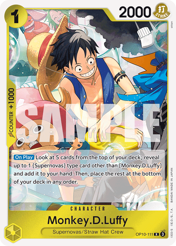 Monkey.D.Luffy (111) OP10-111 -  Rare OP-10 Royal Blood