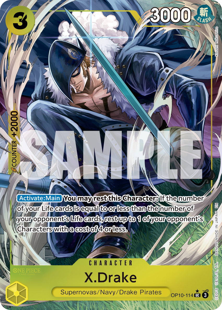 [ALTERNATE ART] X.Drake (Alternate Art) - U [PRB-02] Premium Booster - THE BEST - VOL. 2