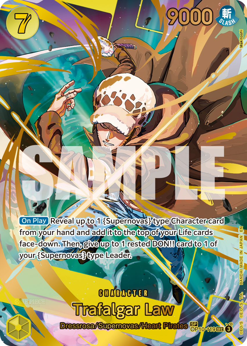 [ SP ] Trafalgar Law - OP10-119 (SP) - SP [PRB-02] Premium Booster - THE BEST - VOL. 2