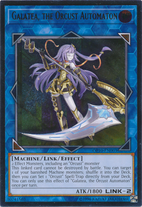 Galatea, the Orcust Automaton - OP10-EN003 - Ultimate Rare