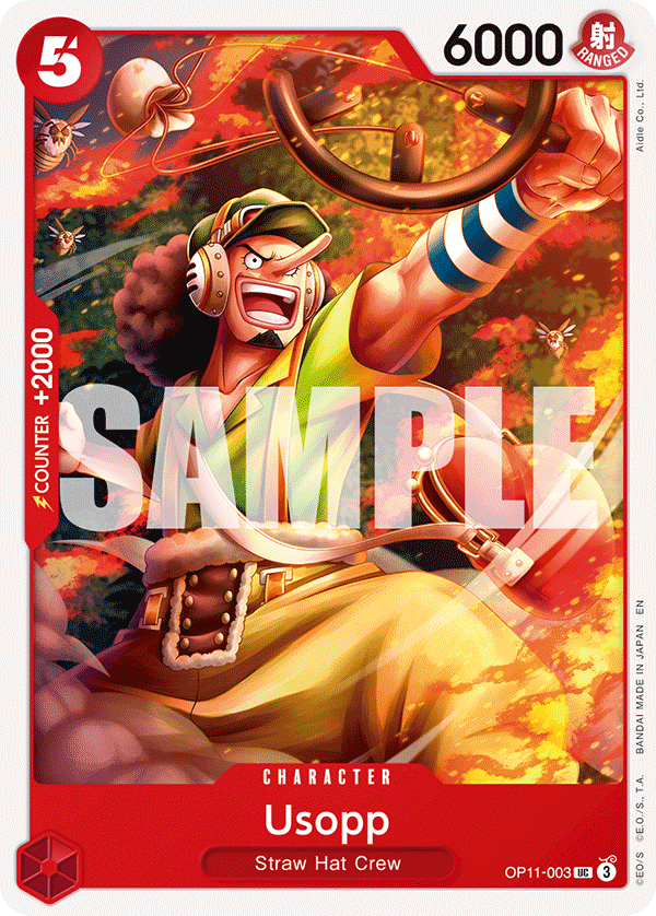 Usopp OP11-003 - Uncommon OP-11 A Fist of Divine Speed