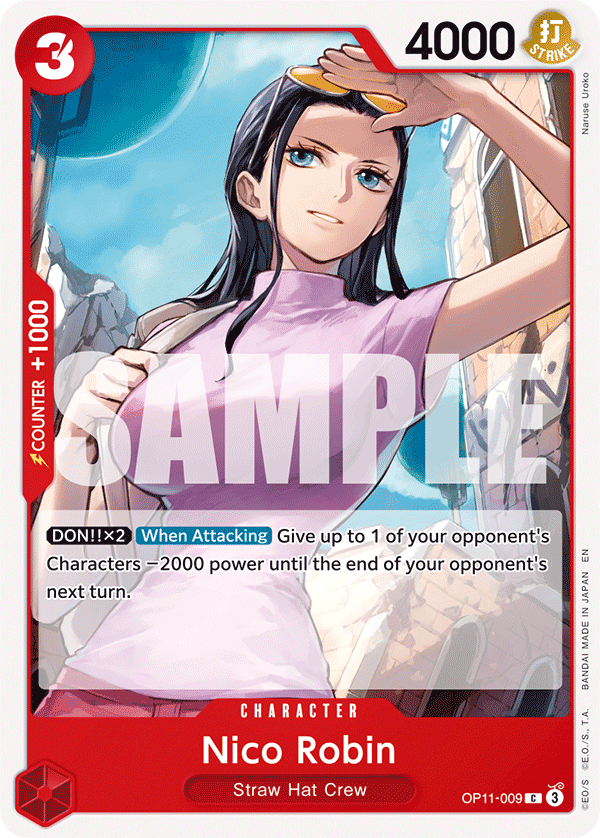 Nico Robin OP11-009 - Common OP-11 A Fist of Divine Speed