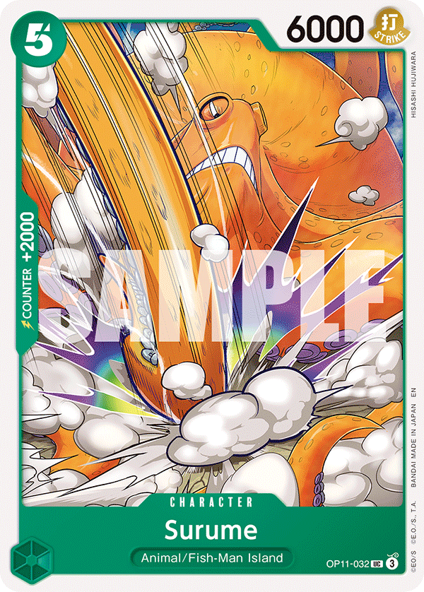 Surume OP11-032 - Uncommon OP-11 A Fist of Divine Speed