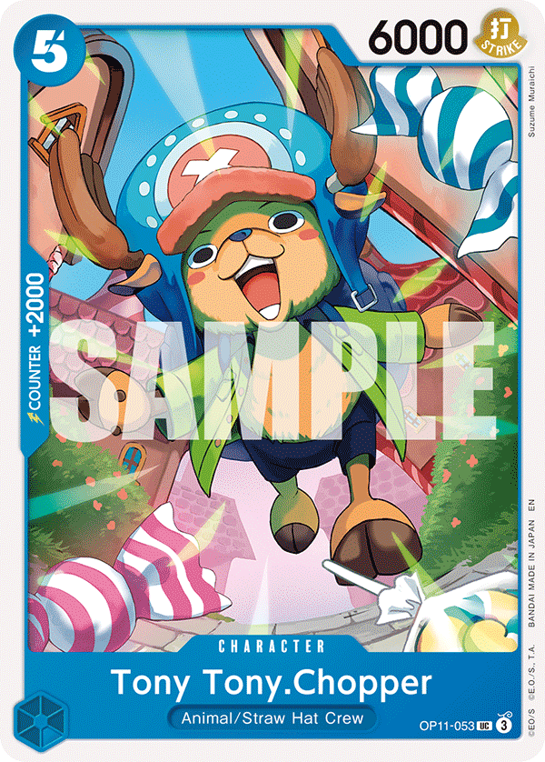 Tony Tony.Chopper OP11-053 - Uncommon OP-11 A Fist of Divine Speed