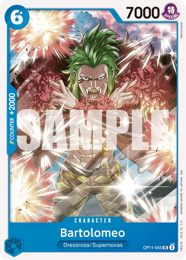 Bartolomeo OP11-055 - Uncommon OP-11 A Fist of Divine Speed