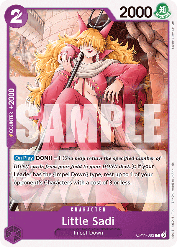 Little Sadi OP11-063 - Common OP-11 A Fist of Divine Speed