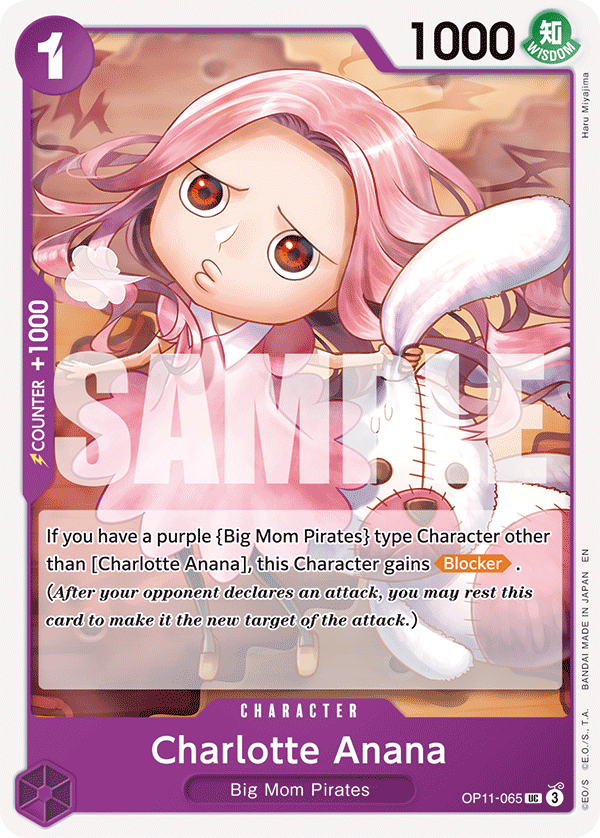 Charlotte Anana OP11-065 - Uncommon OP-11 A Fist of Divine Speed