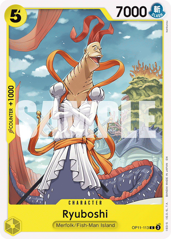 Ryuboshi OP11-113 - Common OP-11 A Fist of Divine Speed