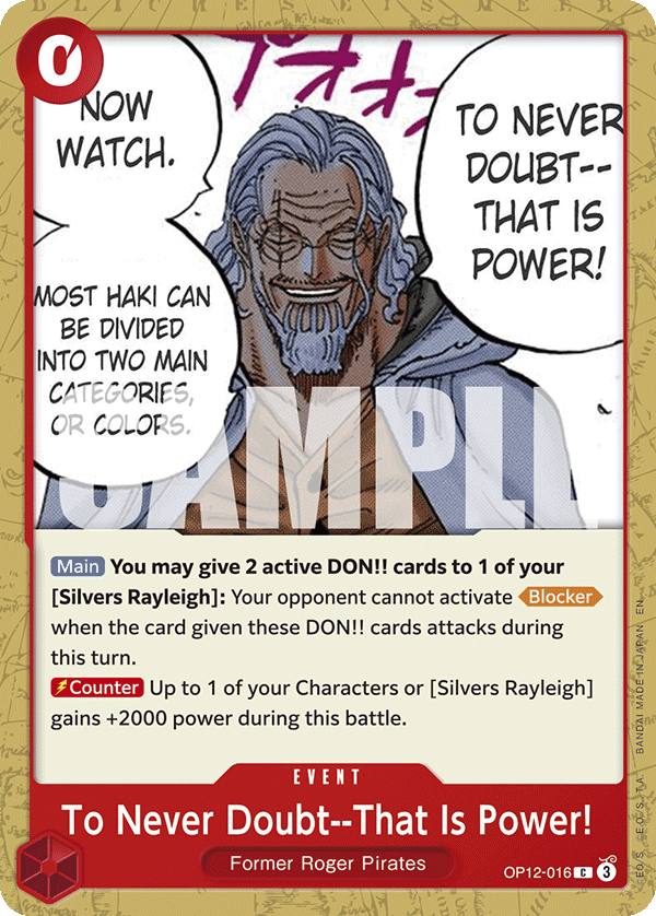 [ALTERNATE ART] Kuzan (040)  OP12-040 - L OP-12 Legacy of the Master