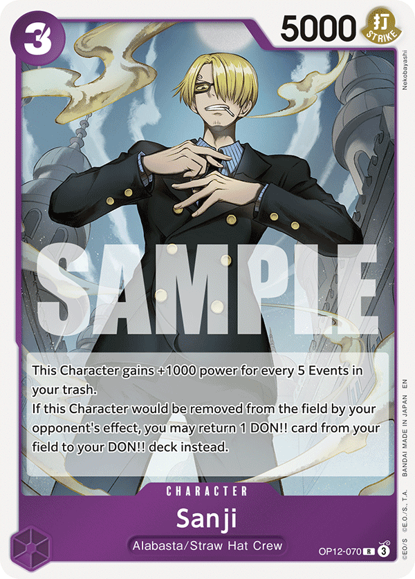 Sanji (070) OP12-070 - Rare OP-12 Legacy of the Master