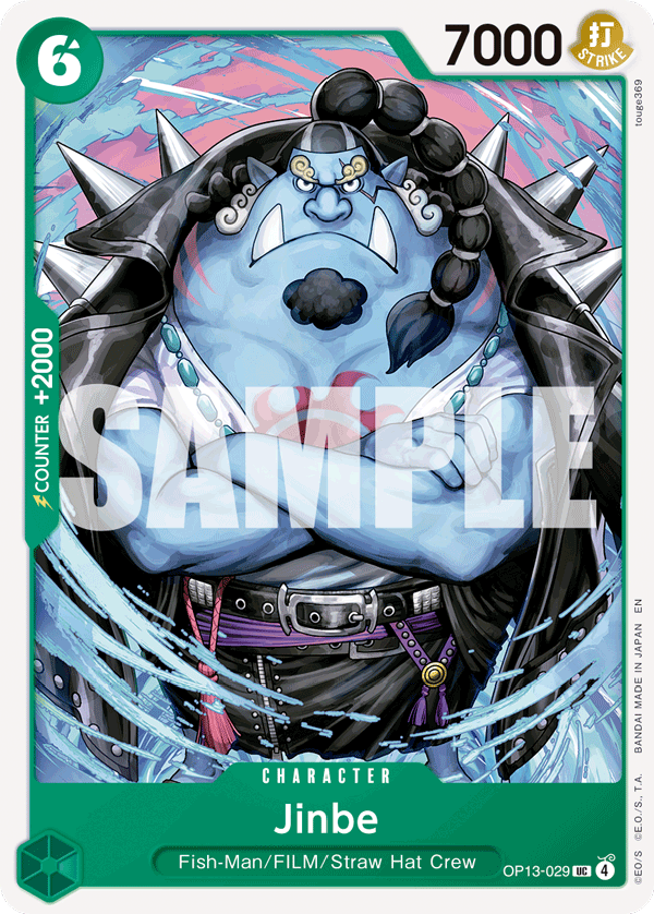 Jinbe OP13-029 - Uncommon OP-13 Carrying On His Will