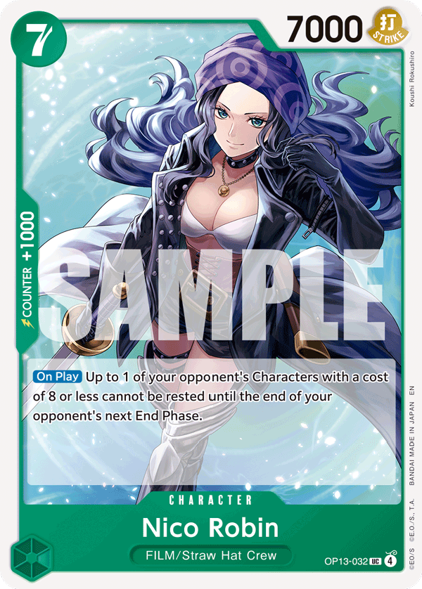 Nico Robin OP13-032 - Uncommon OP-13 Carrying On His Will