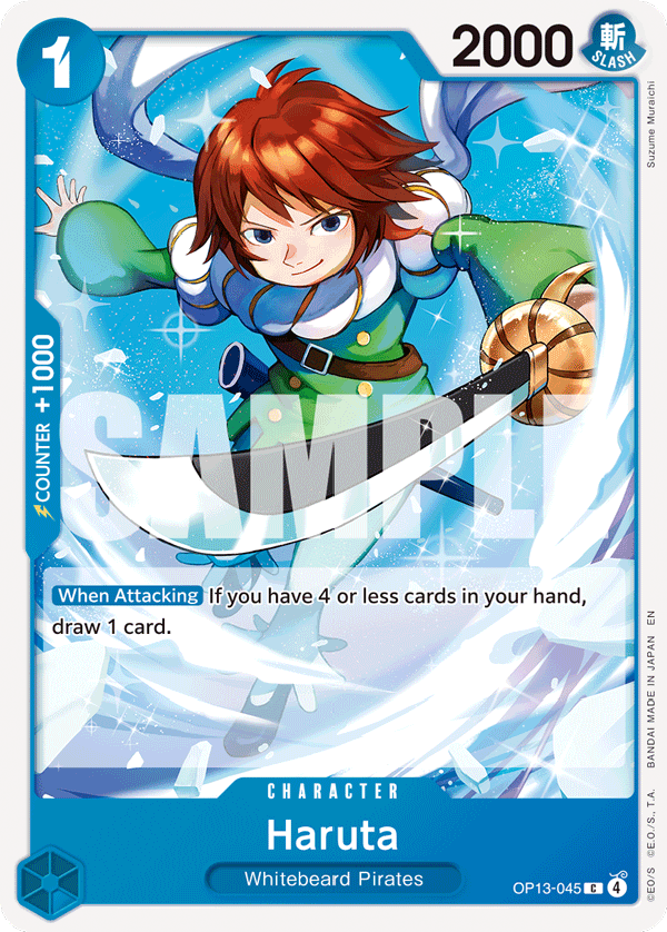 Haruta OP13-045 - Common OP-13 Carrying On His Will