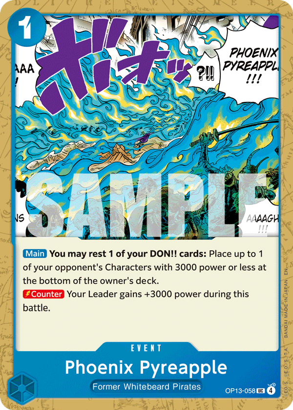 Phoenix Pyreapple OP13-058 - Uncommon OP-13 Carrying On His Will