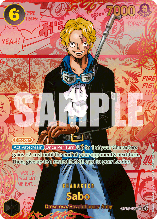 [RED MANGA]Sabo (120) (RED) OP13-120 -  OP-13 Carrying On His Will