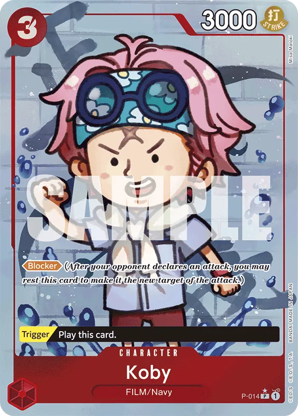 [FULL ART] Koby - P-014 - P PRB-01 THE BEST Premium Booster