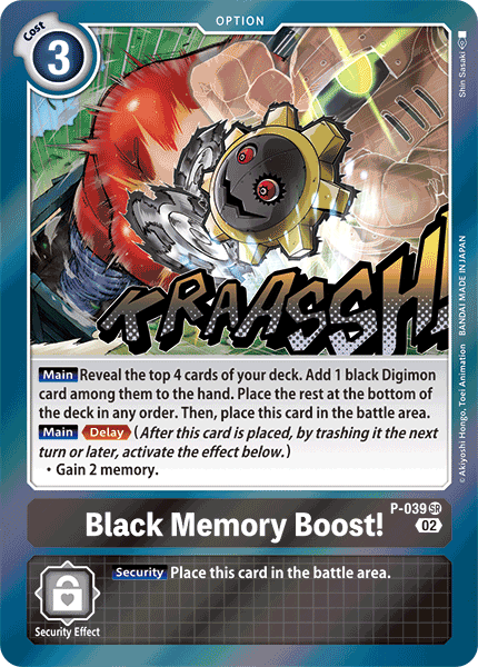 Black Memory Boost! [RB01] P-039 - Promo RB01 Resurgence Booster
