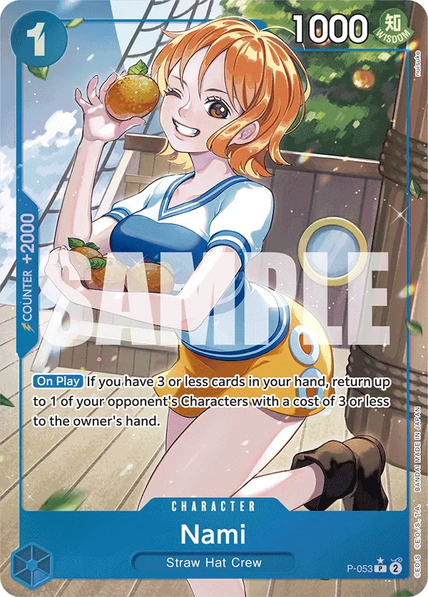 [FULL ART] Nami - P-053 - P PRB-01 THE BEST Premium Booster
