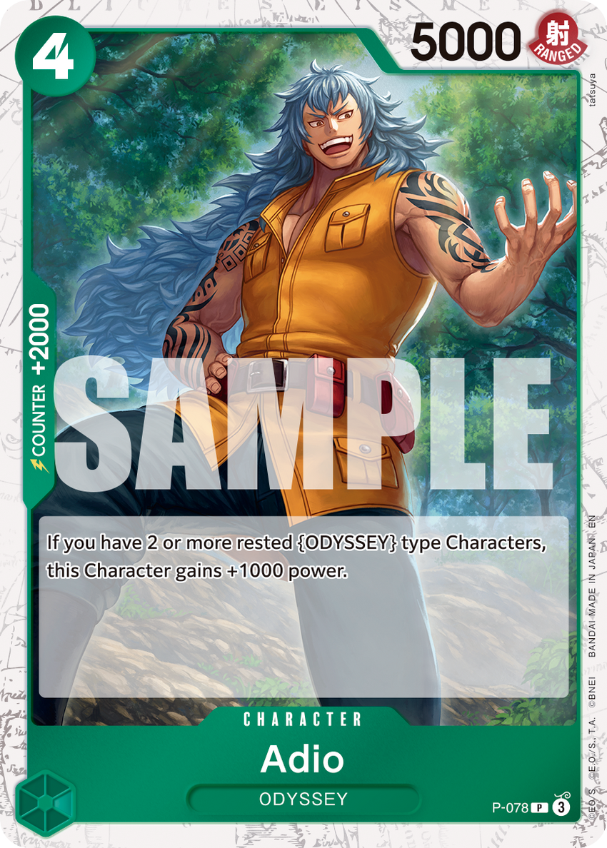 Adio P-078 -  [PIRATE FOIL]  [PRB-02] Premium Booster - THE BEST - VOL. 2