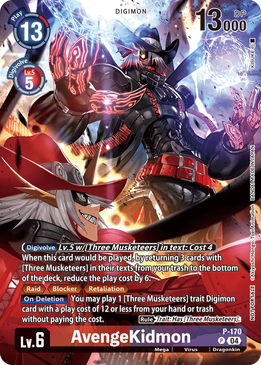 AvengeKidmon (P-170) Box Topper -  BT19-20 Special Booser VER 2.5