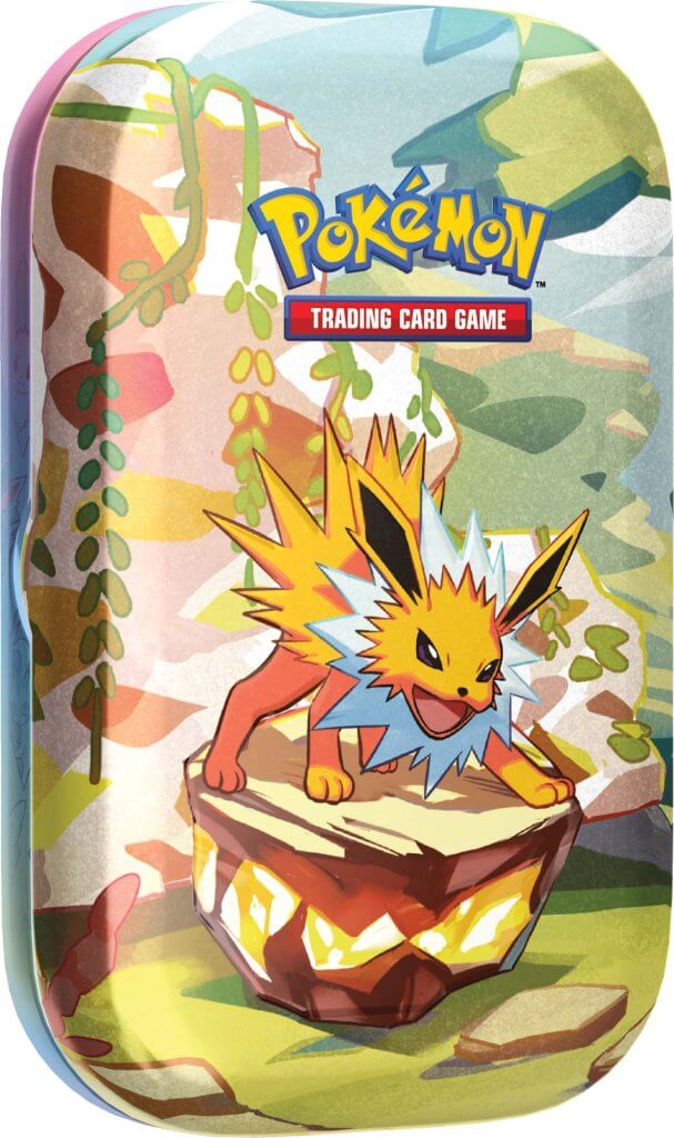 Pokemon TCG Scarlet & Violet 8.5 Prismatic Evolutions Mini Tin (Random Tin)