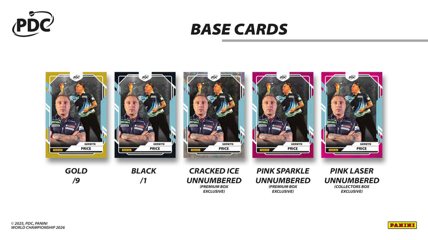 2026 Panini Darts PDC World Championship Collectors Box