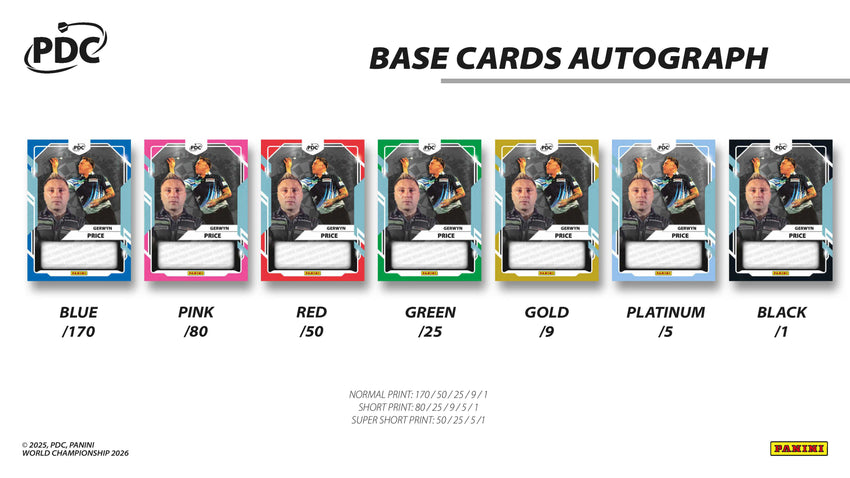 2026 Panini Darts PDC World Championship Collectors Box